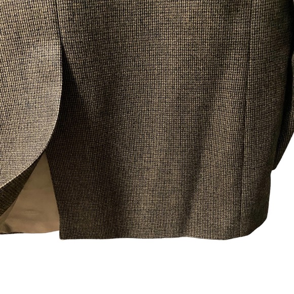 Men's 44L LAUREN RALPH LAUREN Lambs' Wool LELA Sport Coat Blazer Jacket Brown - Picture 7 of 16